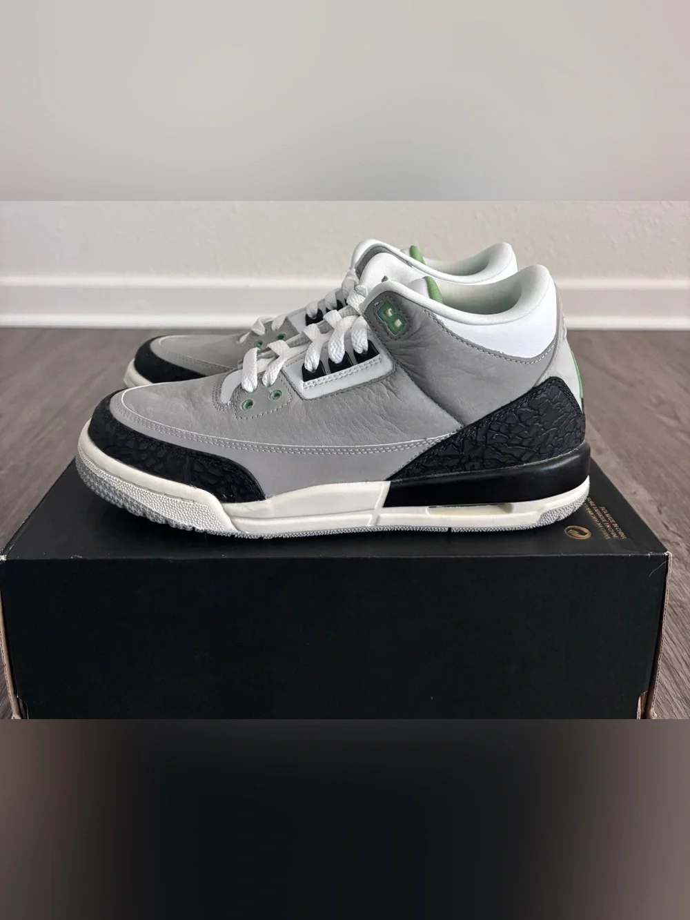 Air Jordan 3 Retro (GS) Chlorophyll. New in Box.